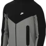 Nike Herren Tech Fleece Sweatshirt - Dunkelgrau/Schwarz/Weiß
