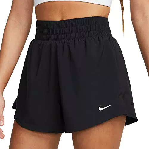 NIKE Herren Shorts One Df Hr - Schwarz/Silber