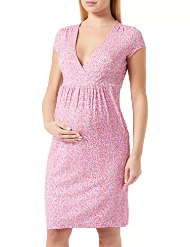 Noppies Damen Kleid Bayamo Still-Kleid mit Kurzen Ärmeln Allover-Print