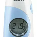 NUK Baby Fieberthermometer Flash - Berührungslose Fiebermessung an der Stirn