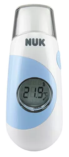 NUK Baby Fieberthermometer Flash - Berührungslose Fiebermessung an der Stirn