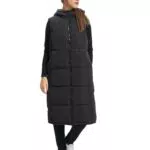 ONLY Damen Lange Puffer Weste, Wattierte Stepp Übergangsjacke ohne Ärmel