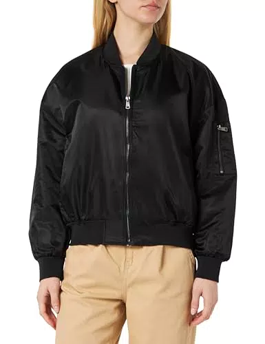 ONLY Damen Bomberjacke ONLDINA CC OTW, Schwarz