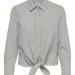 ONLY Damen Bluse mit Knoten-Detail - Modell: ONLLECEY LS