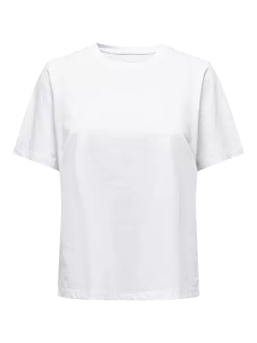 ONLY Damen T-Shirt, Weiß