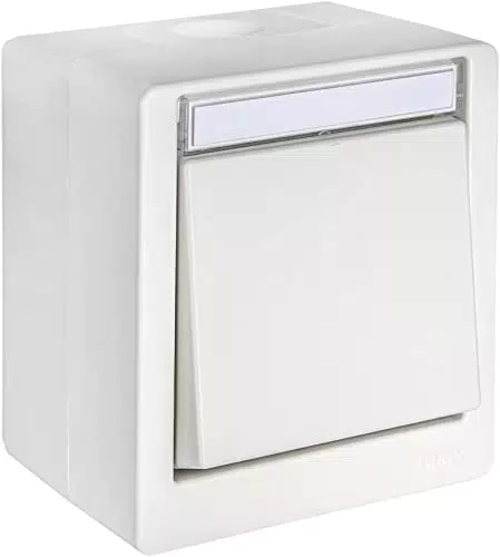 OPUS® RESIST Universalschalter 3-fach Aus/Wechsel/Taster - reinweiß