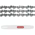 Oregon Sägekette und Führungsschiene für Husqvarna, Ryobi, Bosch - 3/8 Low Profile, 1.3mm, 52 Antriebsglieder, 35cm Schiene