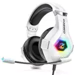 Gaming Headset Ozeino mit 3D Surround Sound, Mikrofon und Noise Cancelling für PS4, PS5 und PC