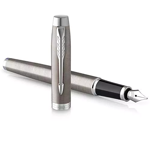 Parker IM Kugelschreiber, Edelstahl mit Chrom-Zierteilen