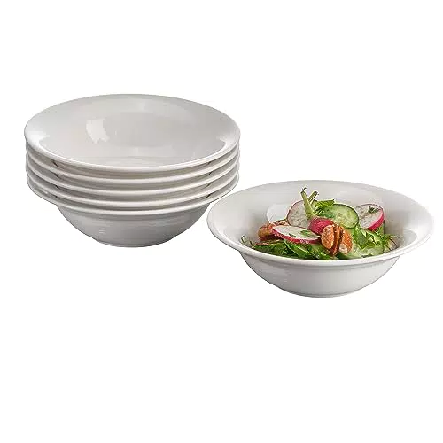 Porzellan Salatschüssel Set - Vielseitige Servierschalen für Desserts und Vorspeisen