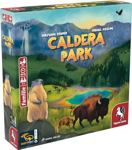 Pegasus Spiele Caldera Park Brettspiel