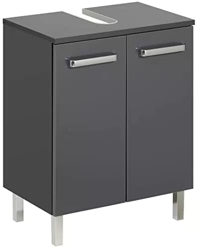 Pelipal Waschbeckenunterschrank Quickset 311 - Anthrazit Glanz - 50 cm breit