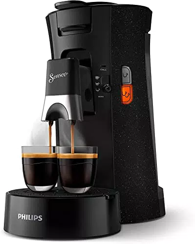 Philips Senseo Select Kaffeepadmaschine - Kaffeestärkewahl Plus, Memo-Funktion - Schwarz
