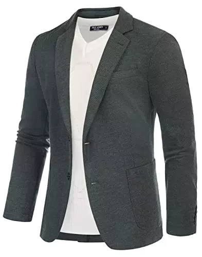 Paul Jones Herren Sakko Regular Fit Business Blazer - Dunkelgrau