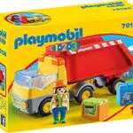 PLAYMOBIL Kipplaster mit kippbarem Container, ab 1,5 Jahren