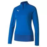 PUMA Damen teamGOAL 23 1/4 Zip Top W Pullover, Black-Asphalt
