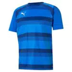 PUMA Herren Teamvision Jersey Shirt - Blau-Weiß