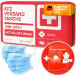 Erste Hilfe Set Auto Verbandstasche KFZ DIN 13164 - StVO konform - Inkl. Beatmungstuch