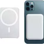 Externer Akku QflFdetall 5000 mAh Schnellladung PD 20 W USB-C für iPhone 14 13 12 11 X/Android - Weiß