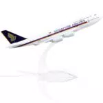 Boeing 747 Singapore Airlines Druckguss-Metallflugzeugmodell - Luftfahrt-Enthusiasten Geschenk