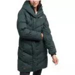 Ragwear Damenmantel Natalka - Dunkelgrün - Streetwear - 100% Polyester