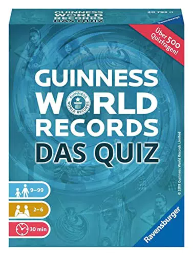 Ravensburger Guinness World Records Quiz - Wissensspiel für 2-6 Spieler