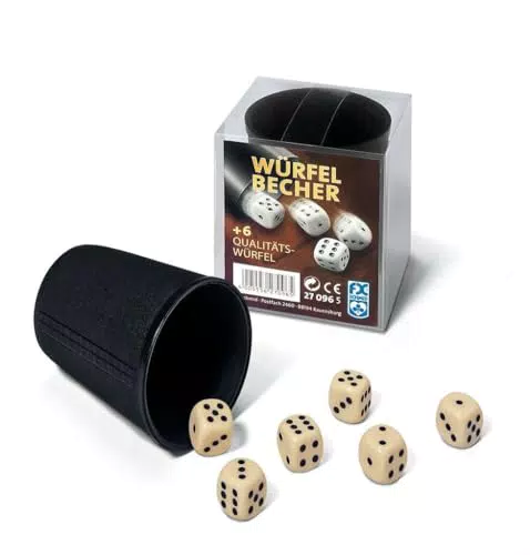 Ravensburger Würfelbecher mit 6 Würfeln