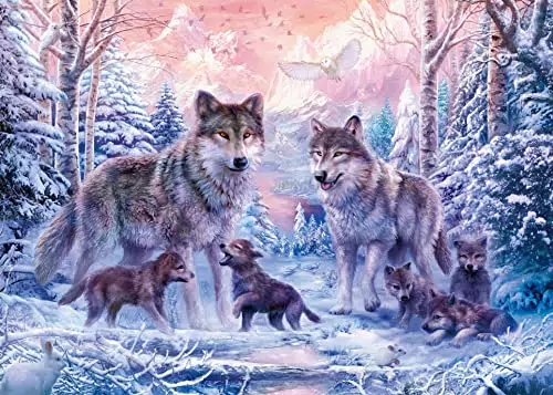 Ravensburger Puzzle - Arktische Wölfe - Puzzle für Erwachsene und Kinder ab 14 Jahren