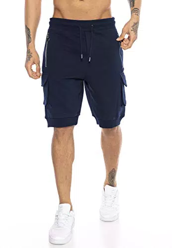 Redbridge Herren Shorts Cargo Premium - Schwarz