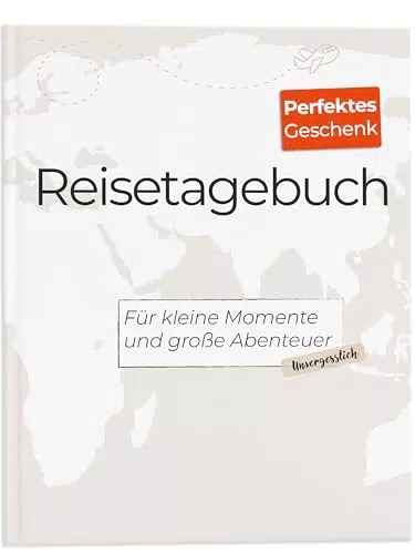 Reisetagebuch mit Inspiration für Urlaub und Städtetrip - Travel Journal für Reiseliebhaber