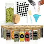 Gewürzgläser Eckig mit Streueinsatz - Spice Jars aus Glas