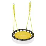 Relaxdays Nestschaukel - Runde Hängeschaukel für Kinder & Erwachsene - Verstellbar für Draußen