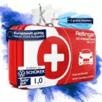 Rellinger® Auto-Verbandskasten 2024 für Erste Hilfe Set - DIN 13164 zertifiziert