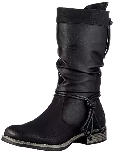 Rieker Damen 98873 Mode-Stiefel, schwarz