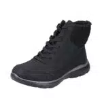 Rieker Damen M5011 Kurzstiefel, Schwarz