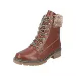 Rieker Damen Schnürstiefel - Stilvolle Braun