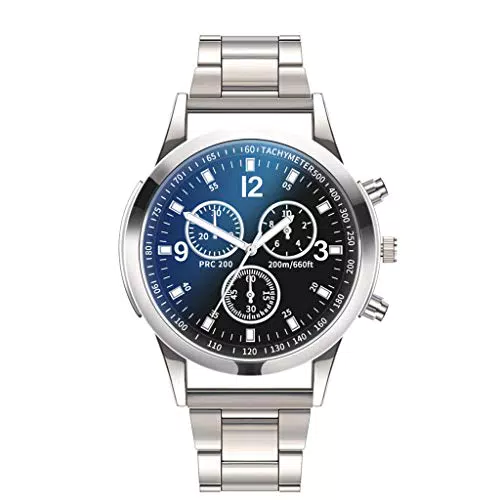 Herren Edelstahl Armbanduhr Wasserdicht - Multifunktional & Klassisch