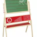 Kindertafel Holz - Standtafel drehbar, magnetisch & liniert