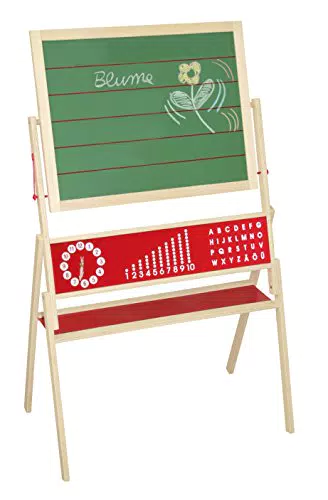 Kindertafel Holz - Standtafel drehbar, magnetisch & liniert