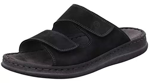 Rohde Herren Pantoletten Clogs Leder Klettverschluss Alassio 6240