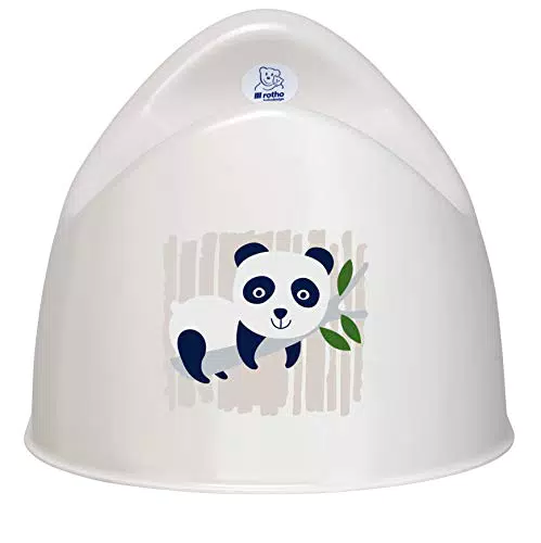 Rotho Babydesign Bio-Line Kindertopf - Kindertöpfchen mit Panda Motiv