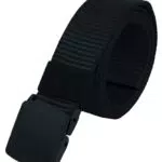 Ruiyang Herren Nylon Canvas Gürtel - Bequemer, atmungsaktiver und lässiger Gürtel mit automatischer Gürtelschnalle - Militärischer taktischer Stil - Breite 3.8cm.