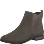 s.Oliver Damen Chelsea Boots mit Reißverschluss - Braun