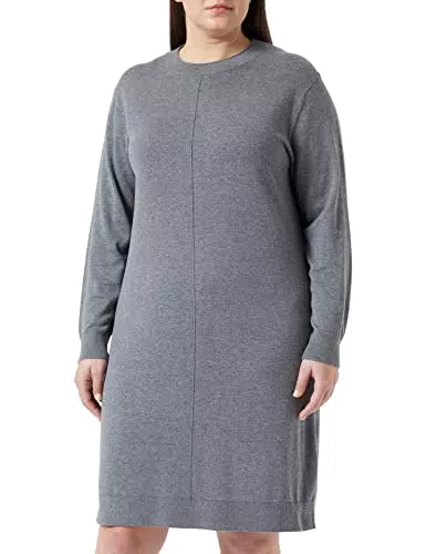 s.Oliver Damen Strickkleid - Modisches Grau
