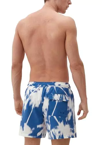s.Oliver Herren Badeshorts - Modellname, Blau - Größe L