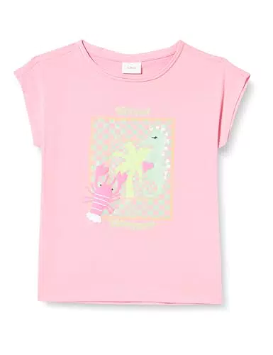s.Oliver Junior Mädchen T-Shirt mit kurzen Ärmeln