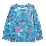 s.Oliver Junior Mädchen Sweatshirt - Blau, Langarm