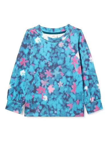 s.Oliver Junior Mädchen Sweatshirt - Blau, Langarm