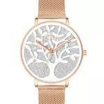 s.Oliver Damen Armbanduhr mit Edelstahlarmband - Analoguhr
