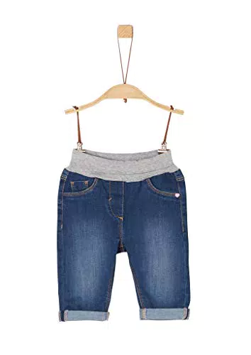 s.Oliver Unisex - Baby Jeans mit Umschlagbund, 56z2